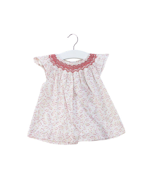 A Pink Short Sleeve Tops from Gocco in size 3-6M for girl. (Front View)