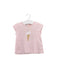 A Pink Short Sleeve T Shirts from Petit Bateau in size 3-6M for girl. (Front View)