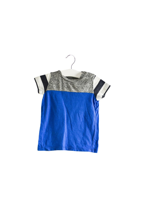 A Grey Short Sleeve T Shirts from Seed in size 0-3M for boy. (Front View)