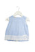 A Blue Short Sleeve Tops from Paz Rodriguez in size 6-12M for girl. (Front View)