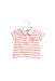 A White Short Sleeve Polos from Sergent Major in size 3-6M for girl. (Front View)