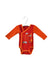 A Red Long Sleeve Bodysuits from DPAM in size 3-6M for girl. (Front View)