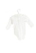 A White Long Sleeve Bodysuits from Cyrillus in size 0-3M for girl. (Front View)