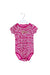 A Pink Short Sleeve Bodysuits from Juicy Couture in size 6-12M for girl. (Front View)