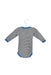 A Blue Long Sleeve Bodysuits from Petit Bateau in size 3-6M for neutral. (Back View)