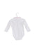 A White Long Sleeve Bodysuits from Purete du... Bebe in size 6-12M for girl. (Back View)