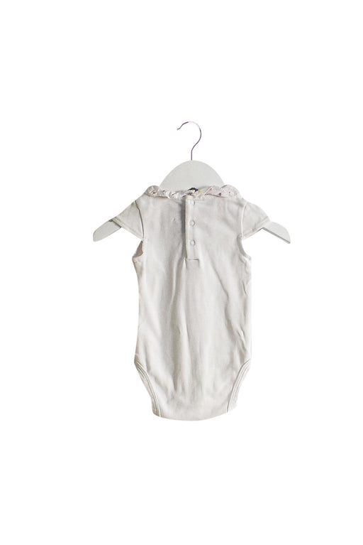 A White Short Sleeve Bodysuits from Sergent Major in size 0-3M for girl. (Front View)