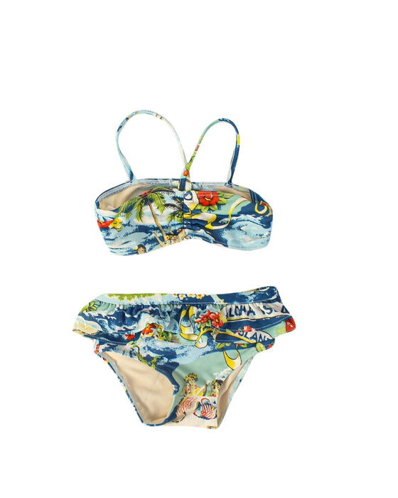 A Blue Bikinis from Ralph Lauren in size 12-18M for girl. (Front View)