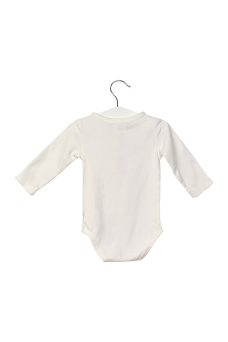 A White Long Sleeve Bodysuits from Jacadi in size 3-6M for girl. (Back View)