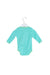 A Green Long Sleeve Bodysuits from Baby Hero in size 0-3M for girl. (Back View)