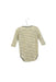 A Beige Long Sleeve Bodysuits from Seed in size 3-6M for boy. (Back View)