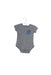 A Navy Short Sleeve Bodysuits from 7 For All Mankind in size 3-6M for boy. (Front View)