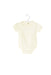 A Ivory Short Sleeve Bodysuits from Ralph Lauren in size 6-12M for girl. (Front View)