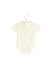 A Ivory Short Sleeve Bodysuits from Ralph Lauren in size 6-12M for girl. (Back View)
