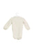 A White Long Sleeve Bodysuits from Polarn O. Pyret in size 3-6M for girl. (Back View)