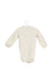 A White Long Sleeve Bodysuits from Polarn O. Pyret in size 3-6M for girl. (Back View)