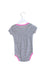 A Grey Short Sleeve Bodysuits from Juicy Couture in size 6-12M for girl. (Front View)
