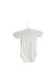 A White Short Sleeve Bodysuits from Cambrass in size 0-3M for neutral. (Back View)