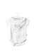 A White Short Sleeve Bodysuits from Jojo Maman Bébé in size 3-6M for neutral. (Front View)