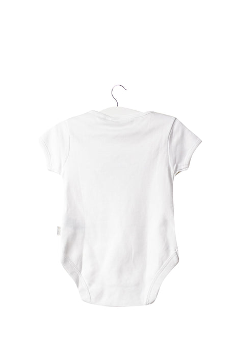 A White Short Sleeve Bodysuits from Jojo Maman Bébé in size 3-6M for neutral. (Back View)