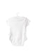 A White Short Sleeve Bodysuits from Jojo Maman Bébé in size 3-6M for neutral. (Back View)