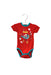 A Red Short Sleeve Bodysuits from DPAM in size 3-6M for girl. (Front View)