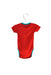 A Red Short Sleeve Bodysuits from DPAM in size 3-6M for girl. (Back View)