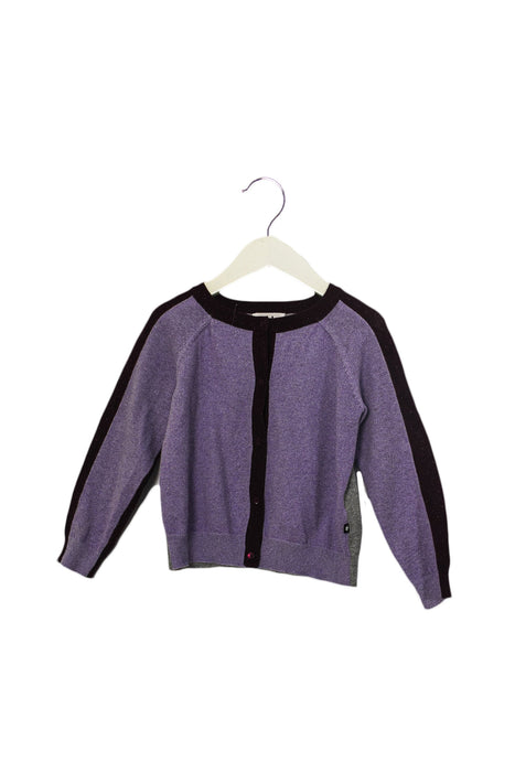 A Purple Cardigans from Molo in size 2T for girl. (Front View)
