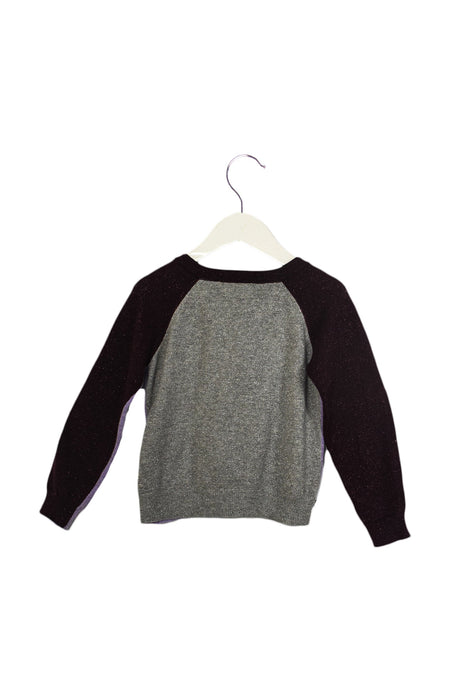 A Purple Cardigans from Molo in size 2T for girl. (Back View)