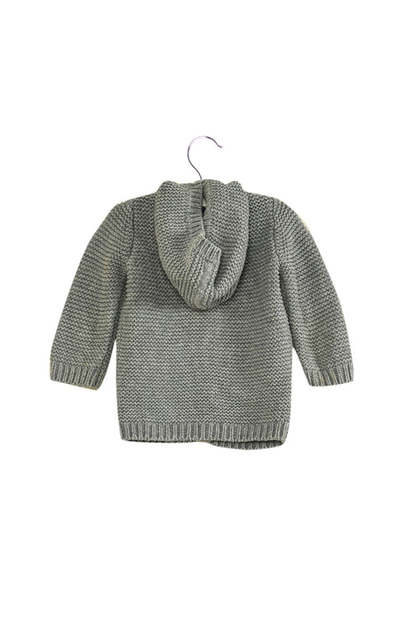 A Grey Cardigans from Boden in size 6-12M for girl. (Back View)