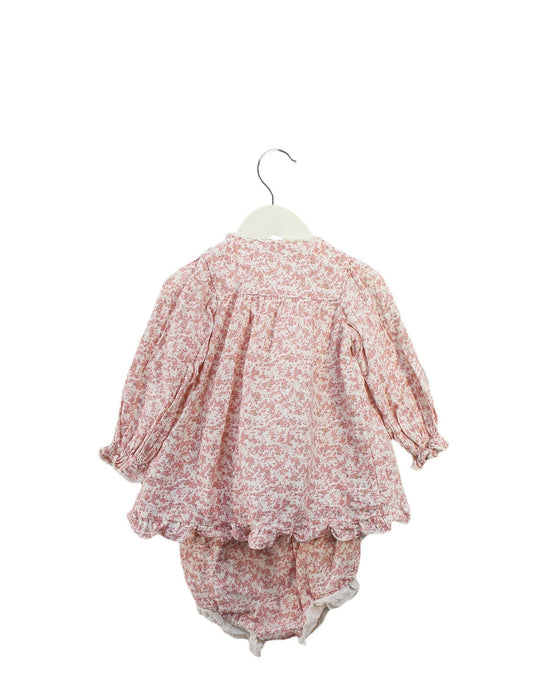 A Pink Long Sleeve Tops from Nanos in size 18-24M for girl. (Back View)
