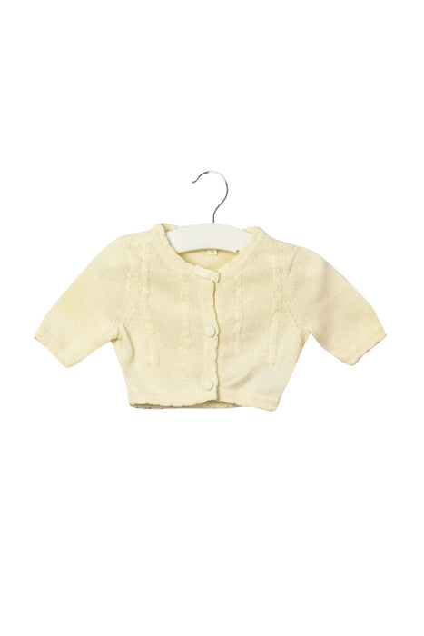 A Beige Cardigans from Nicholas & Bears in size 0-3M for girl. (Front View)