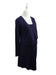 A Navy Nursing Dresses from Isabella Oliver in size XS for maternity. (Back View)