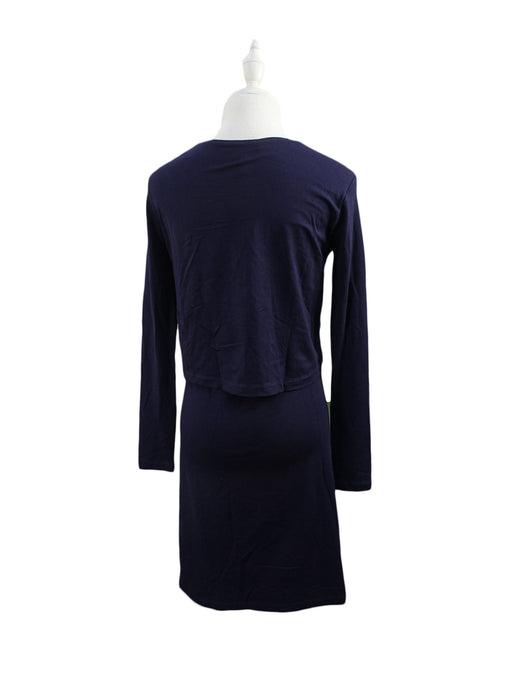 A Navy Nursing Dresses from Isabella Oliver in size XS for maternity. (Front View)