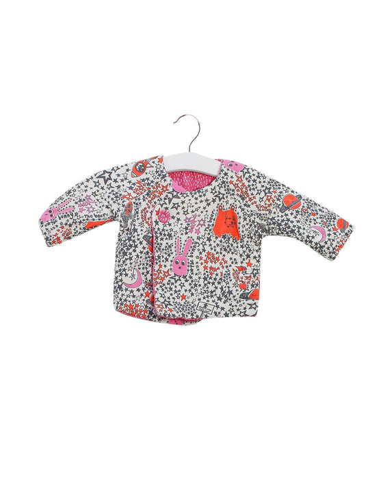 A Ivory Cardigans from Bonnie Baby in size 3-6M for girl. (Front View)