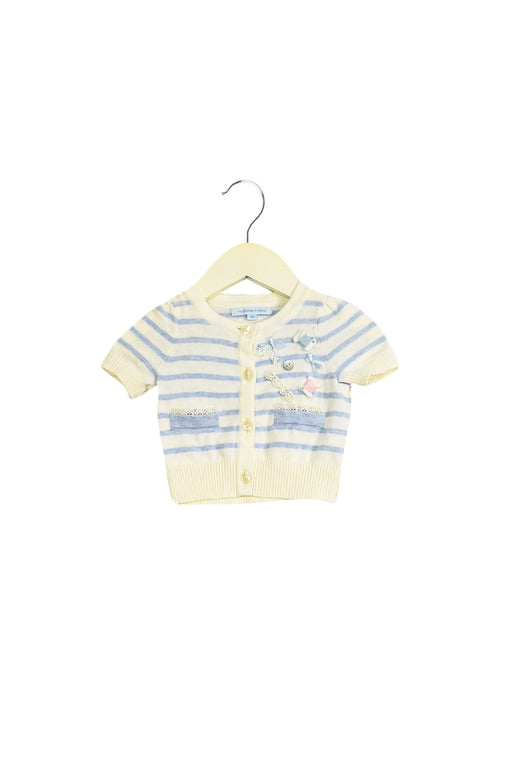 A White Cardigans from Nicholas & Bears in size 0-3M for girl. (Front View)