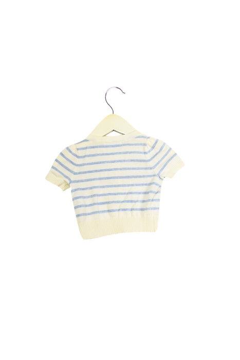 A White Cardigans from Nicholas & Bears in size 0-3M for girl. (Back View)