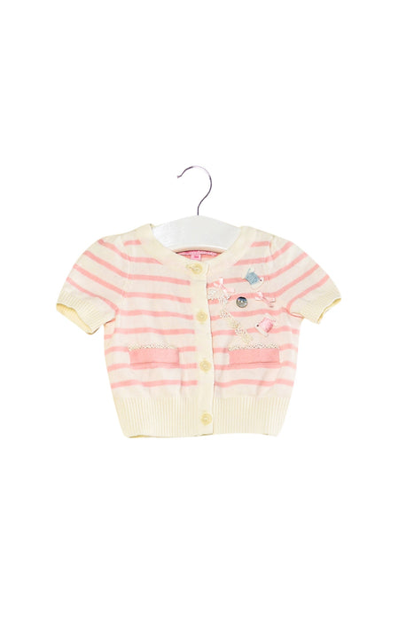 A White Cardigans from Nicholas & Bears in size 0-3M for girl. (Front View)