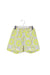 A Yellow Shorts from Simonetta in size 6T for girl. (Front View)