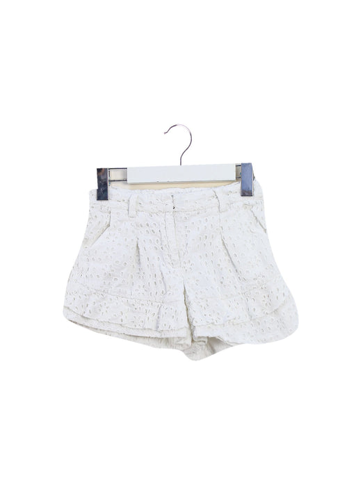 A White Shorts from Nicholas & Bears in size 3T for girl. (Front View)