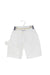 A White Shorts from Simonetta in size 6T for girl. (Front View)