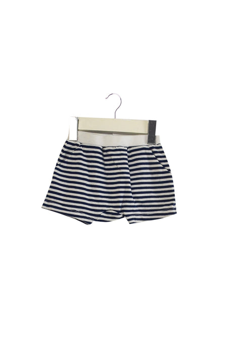 A Blue Shorts from Jacadi in size 3-6M for girl. (Front View)
