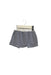 A Blue Shorts from Jacadi in size 3-6M for girl. (Front View)