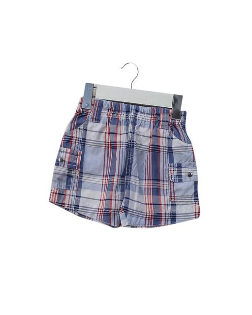 A Blue Shorts from Plum in size 3-6M for boy. (Front View)
