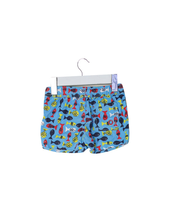 A Blue Shorts from Seed in size 3-6M for boy. (Front View)