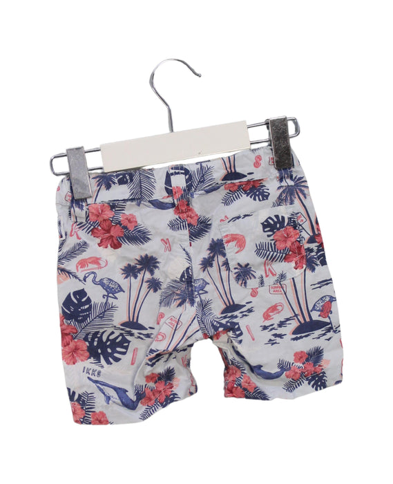 A Blue Shorts from IKKS in size 6-12M for boy. (Back View)