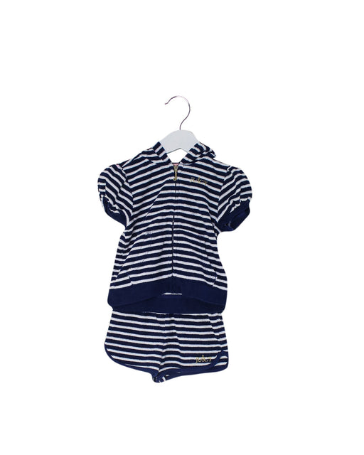 A Navy Shorts from Juicy Couture in size 3T for girl. (Front View)