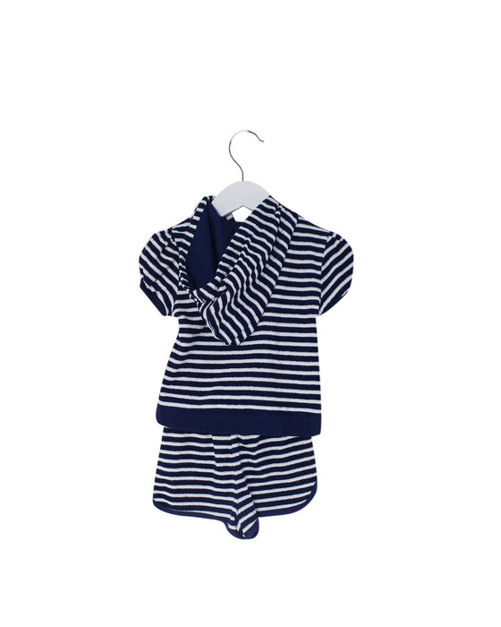 A Navy Shorts from Juicy Couture in size 3T for girl. (Back View)