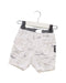 A White Shorts from Momonittu in size 6-12M for girl. (Front View)