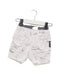 A White Shorts from Momonittu in size 6-12M for girl. (Front View)